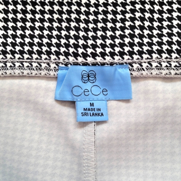 New! Houndstooth Black and White Pants - Picture 5 of 5